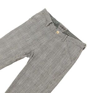 45R 45RPM Men’s Houndstooth Plaid Trousers Black/White 32 Pant Japanese Premium